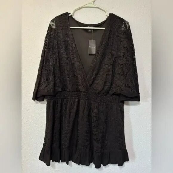 Torrid Black Lace Blouse - Picture 5 of 5